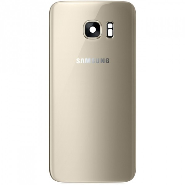 Capac Baterie NOU Original Samsung G930 S7 Gold (GH82-11384C)