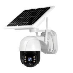 Camera de supraveghere PTZ cu panou solar, 4G Lite, Detectie umana, 2 moduri Talkback, Pan&amp;Tilt, Full HD Night Vision, IP65, WiFi, Aplicatie Tuya, SD