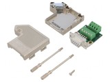 D-Sub PIN: 9 mufă mamă &icirc;n unghi 55&deg; terminal cu şurub 50V, SUBCON 9/F-SH 2761499