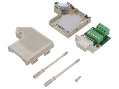 D-Sub PIN: 9 mufă mamă &icirc;n unghi 55&deg; terminal cu şurub 50V, SUBCON 9/F-SH 2761499