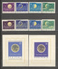 Albania.1963 Astrofizica-Cele 4 faze ale lunii SA.420, Nestampilat