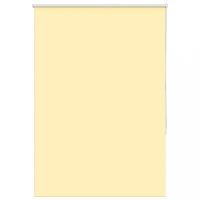 Jaluzea cu role opace galben 115x130 cm Lățime material 110,7 cm