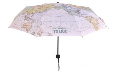 Umbrela pliabila Legami Umb0003 Travel, model cu harta, 100 cm - RESIGILAT