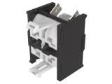 Element de contact EAO 22mm 04, 2 pini NC, cod 704.905.4-1 pentru placa frontală