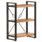 Gossi biblioteca cu 3 rafturi, 60x30x80 cm, lemn masiv de acacia