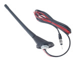 Antena Radio Cu Amplificator, Catarg Cauciucat 24 Cm Carmotion 58521