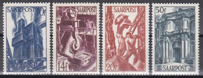 SAAR 1948 - Industrie, Cota 28 EURO, MNH foto