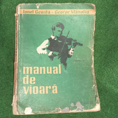 MANUAL DE VIOARA VOL lll Metoda Geanta & Manoliu An 1964