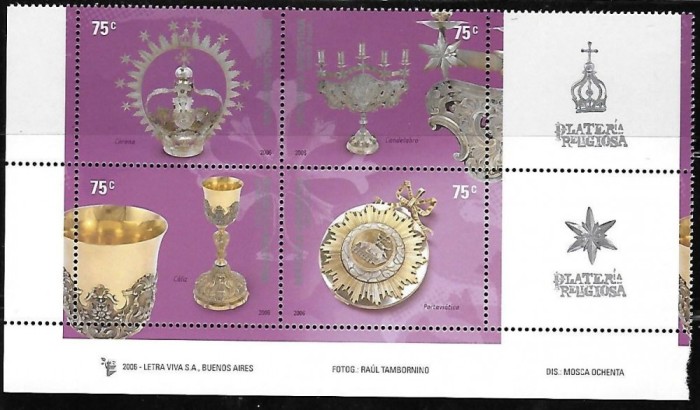 ARGENTINA 2006 OBIECTE RELIGIOASE