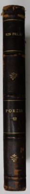 POEZII de ION PILLAT , EDITIE DEFINITIVA INGRIJITA DE AUTOR , VOLUMUL III : 1927 - 1941 , APARUTA 1944 , EXEMPLAR 1156 din 3226 foto