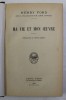 MA VIE ET MON OEUVRE par HENRY FORD , 1926