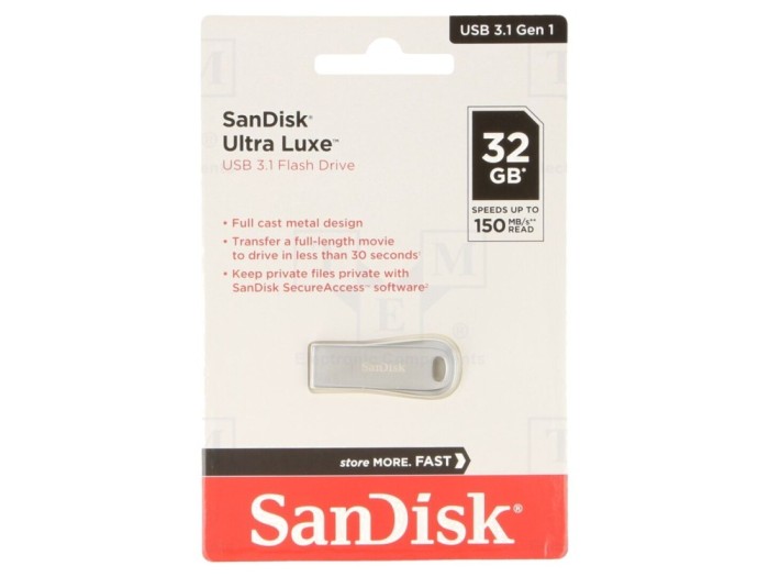 Pendrive USB 3.2 32GB Ultra Luxe