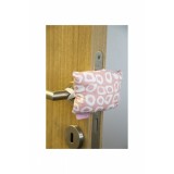 Opritor pentru usa cu elastic BabyJem (Culoare: Roz)