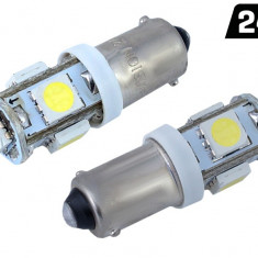 Bec Vision T4w Ba9s 24v 5x 5050 Smd Led, Alb, 2 Buc 58930