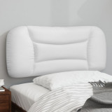 VidaXL Pernă pentru tăblie pat, alb, 80 cm, piele artificială