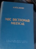 MIC DICTIONAR MUZICAL