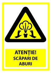 Semn pentru scapari de aburi foto