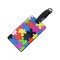 Eticheta pentru identificare bagaje, 6,5 x 10 cm, Puzzle multicolor