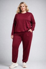 Trening Bleumarin catifea Cod TC0004 - 54Marimea foto