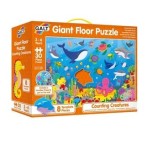 Cumpara ieftin Puzzle podea Galt - Numaram animalute marine, 30 piese