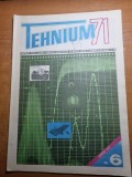 revista tehnium iunie 1971-amenajari interioare,chimistul amator,laborator foto