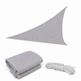 Rana Sun sail triunghiular 4x4x4 m gri