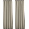 Set 2 Draperii Lola cu rejansa Jemidi, 140 x 250 cm, Bej, Poliester, 55308.11.02