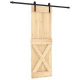 Cumpara ieftin Usa glisanta cu set de feronerie 70x210 cm, lemn masiv de pin