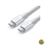 Cablu Date si Incarcare USB-C - USB-C UGREEN US300 100W 1m Alb