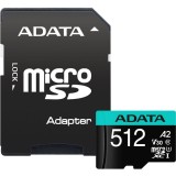 ADATA 512GB Premier Pro MICROSDXC, R/W up to 100/80 MB/s, with Adapter