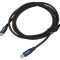 Cablu USB 2.0 USB B mini la USB C 1,5m Negru