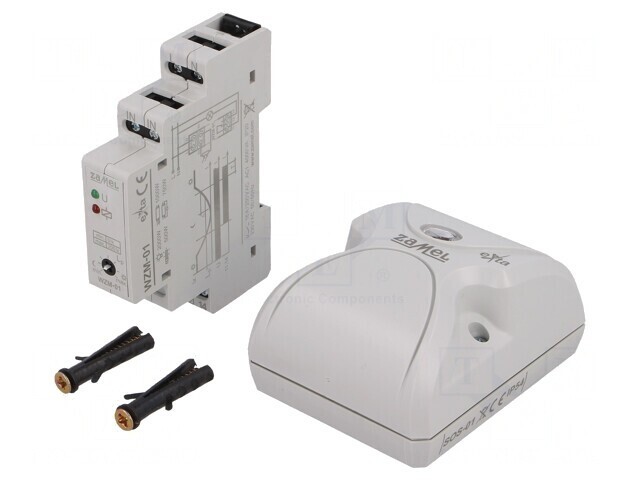 &Icirc;ntrerupător Crepuscular DIN 230V SPDT IP20