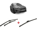 Cumpara ieftin Set 3 stergatoare KIA XCEED (CD) din 2019 - 2020, pentru parbriz si luneta fata si spate auto, Bosch Aerotwin, din cauciuc siliconat rezistent, KIA