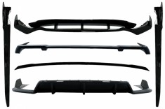 Pachet Exterior Aero BMW X5 G05 (2018-up) M-Tech Black Knight Design Negru Lucios Performance AutoTuning