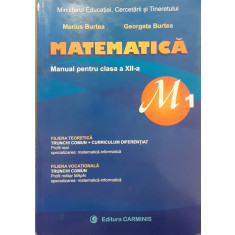 Matematica manual pentru clasa a XII-a M1