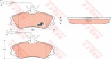 Set placute frana,frana disc CITROEN XSARA Cupe (N0) (1998 - 2005) TRW GDB1260