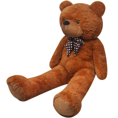 Ursuleț de pluș moale de jucărie XXL, maro, 135 cm foto