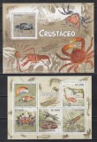 Sao Tome si Principe 2010 - Crustacee, Colita + Bloc, Cota 16 EURO, MNH