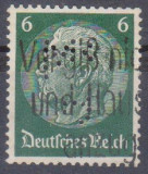 Germania Reich 1934 , Perfin ,Stampilat