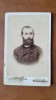 Fotografie tip CDV, militar sfarsit de secol XIX