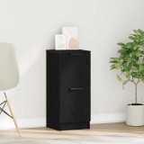 vidaXL Bufet Stejar Negru 30 x 30 x 70 cm Lemn compozit 862098