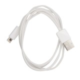 Cablu Date &amp; Incarcare Rotund APPLE Lightning - 1 Metru (Alb)