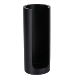 Dispenser Dischete Demachiante Polirășină &ndash; Negru 7&times;17 Cm
