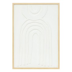 Tablou cu rama Bobby Pako World Alb 50x2.6x70 cm