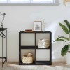 Raft carti vidaXL Stejar Negru 68.5x32x68.5 cm Biblioteca moderna lemn compozit depozitare