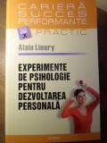 EXPERIMENTE DE PSIHOLOGIE PENTRU DEZVOLTAREA PERSONALA-ALAIN LIEURY-357277