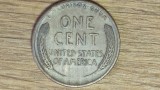R08 SUA / USA -moneda colectie istorica- 1 cent 1919 AU -Lincoln- Wheat Ears Reverse, America de Nord