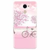 Husa silicon pentru Huawei Enjoy 7 Plus, Pink Spring