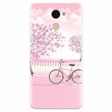 Husa silicon pentru Huawei Enjoy 7 Plus, Pink Spring
