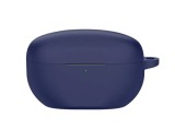 Cumpara ieftin Husa din silicon marca THD pentru castile wireless Sony WF-1000XM5, carabina inclusa, culoarea albastru
